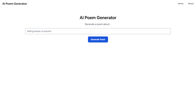 AI Poem Generator